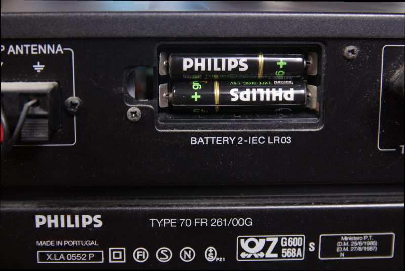 Pilas del amplificador Philips FA261